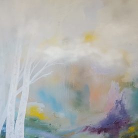 Georgie Gall Ethereal Shadows 122 x 122cm SOLD