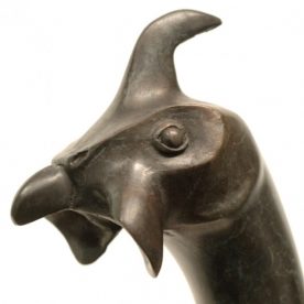 Lucy McEachern Guinea Fowl close up Bronze Ed of 25 $5,000 AVAILABLE TO ORDER