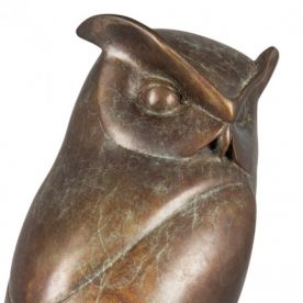 Lucy McEachern Screeching Owl Bronze Ed of 25 SOLD OUT