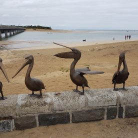 Willie Wildlife Sculptures Pelicans