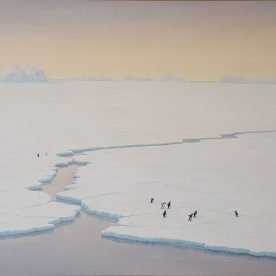 Richard Weatherly Ice Edge Oil on Linen 500 x 660mm $10,500