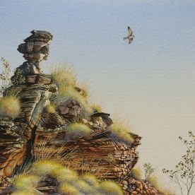 Richard Weatherly Sandstone Spirit Watercolour on Paper 280 x 380mm SOLD