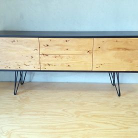 Auld Design Delirium Sideboard Paperock with Birdseye Messmate Panels AVAILABLE TO ORDER