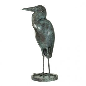 Lucy McEachern Great Blue Heron L side Bronze Ed of 25 66 x 30 x 30cm $12,000 AVAILABLE TO ORDER