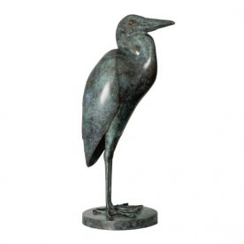 Lucy McEachern Great Blue Heron Bronze Ed of 25 66 x 30 x 30cm $12,000 AVAILABLE TO ORDER