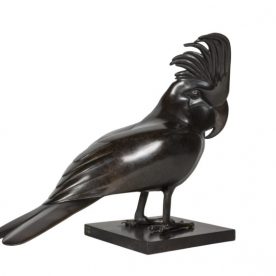 Lucy McEachern Palm Cockatoo Bronze Edition of 25 52 x 41 x 22cm $6,800