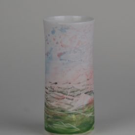 Wendy Jagger Bilpin Porcelain, stained slips 16.5 x 7cm $250