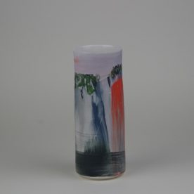Wendy Jagger Govett's Leap Porcelain, stained slips 22 x 9cm $475