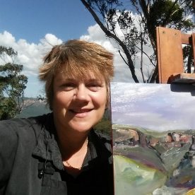 Wendy Jagger Me and my painting