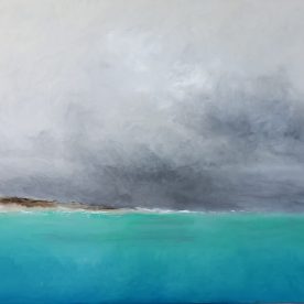 Phillip Butters Storm building in the South 1000 x 1500mm SOLD