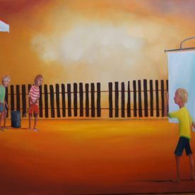 William Linford Summer in the Backyard 120 x 90cm $3,600