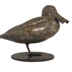 Lucy McEachern Pink Eared Duck (side) Bronze Edition of 25 19 x 15.5 x 24cm  $5,000