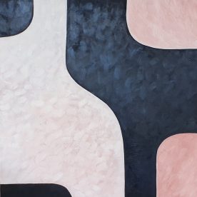 Dawn Robinson Curves Oil on Canvas 910 x 910mm $1,150