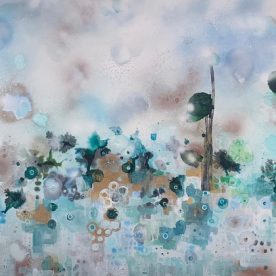 Sarah Boulton Frosted Landscape 76 xx 102cm SOLD