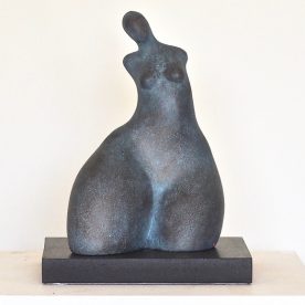 George Lianos, Woman in Stone 6, Hydrostone, Patina, , Bluestone Base, Edition of 12, 300 x 240 x 200mm, $850 AVAILABLE TOORDER