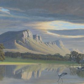 Richard Weatherly Grampians Wakening Giclee' on canvas Ed of 100 81 x 120cm Framed $1,750 p248-249 ORDERS TAKEN