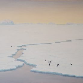 Richard Weatherly Ice Edge Oil on linen 50 x 65cm Framed $10,500 p236