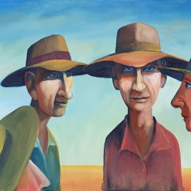 William Linford Locals Oil on canvas 41 x 51cm $650 SOLD