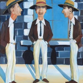William Linford Threesome Oil on canvas 51 x 41cm $650 SOLD