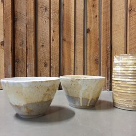 Karen Steenbergen Rust Series Bowls and Vase $45 each and $95 ALL SOLD