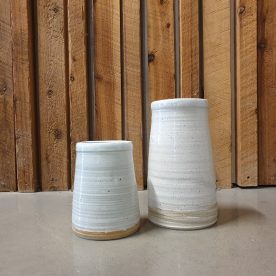 Karen Steenbergen Rust Series Vases Stoneware and Glaze $45 SOLD & $95