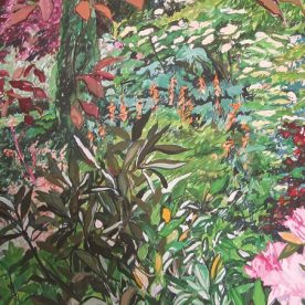 Jo Reitze The Secret Garden, Cloudehill Gouache on board 57 x 81 cm $2000