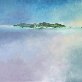 Phillip Butters There's an Island Near Here Oil on canvas 102 x 152cm Framed $1,300 SOLD