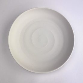Kirsty Manger RAW Plates White Porcelain 1280 H3cm x W24cm $80 each 1 remaining