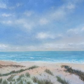 Jane Millington Pathway over the Dunes Oil on canvas Framed SOLD