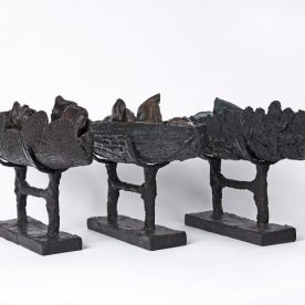 Beatrice Magalotti Migration Series #1 #2 #3 Bronze Unique $6,500 each