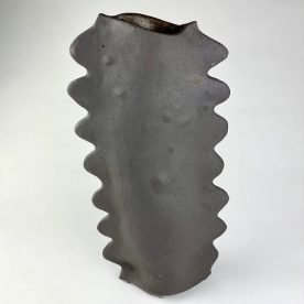 Kirsty Manger Chocolate Silhouette Chocolate Clay, clear glaze inside, 1280, H49.5 x W25 x D11cm, $270