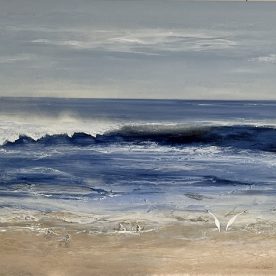 Georgie Gall Watching the Tide Go Out Oil & Acrylic on Canvas Framed 1000 x 1520mm $3,200 SOLD