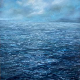 Jane Millington Escaping the Storm Oil on Canvas 830 x 930 Vic Ash Frame $2,350