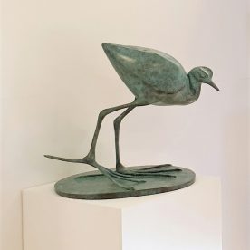Lucy Mceachern Enlarged Lotus Bird Bronze Edition of 2 66 x 77 x 50cm $15,000