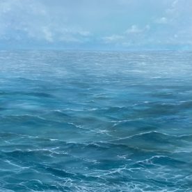 Jane Millington Ocean Calling Oil on Canvas 1230 x 935mm Vic Ash Frame $2,650