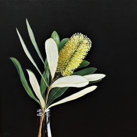 Helen Masin Banksia 30 x 30cm Oak Frame sold