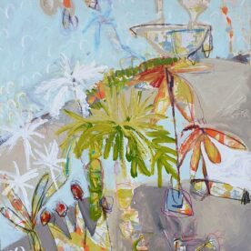 Margaret Delahunty Spencer Palmtrees #1 1230 x 930mm Framed sold