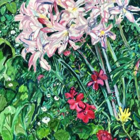 Jo Reitze Garden Glimpse Oil on Canvas 61 x 51cm $1,300