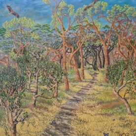 Linda Gallus Ocean Grove Reserve Acrylic on Canvas 92 x 92cm $3,200