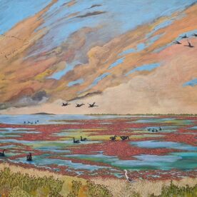 Linda Gallus Swan Bay Acrylic on Canvas 61 x 92cm $3,000