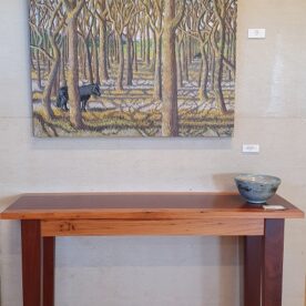 Ataahua Tables Recycled Sidetable Messmate & Jarrah with Nailholes 1350 x 370 x 800mm $1,450