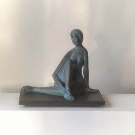 George Lianos Woman in Stone 9a Cast stone, Patina, Bluestone Base Edition 2 of 12 400h x 250w x 250d mm $1,050