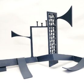 Bruce Webb Jazz Club Welded steel, painted Unique H470 x W860 x D470mm $450 sold