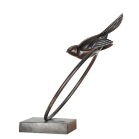 Lucy McEachern Willie-Wagtail Bronze Edition of 25 23 x 30 x 38cm $3,800
