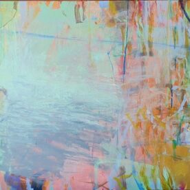 Steve Sedgwick Mayfly Whisperings Oil on canvas 92 x 153cm Framed Sold