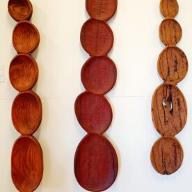 Lucas Guilbert Hermanas - The Sisters #1, #2, #3 2023 Oregon, Redgum, Unknown Timber H176 -191cm $2,400 each