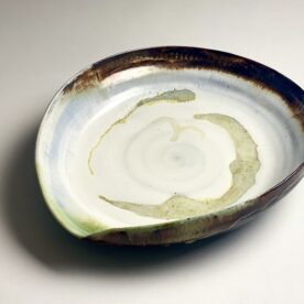 Kirsty Manger Mussel Bowl Wide Stoneware Glaze $325 sold