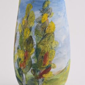 Wendy Jagger, Autumn Poplars, Porcelain, 20x10cm, 2025, $600