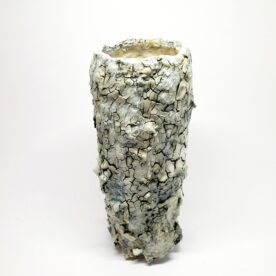 Sophia Legoe, White Heat III, Clay, glaze, mid-fired, multi-fired, W95 x H290mm, $385 sold