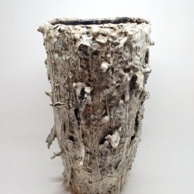 Sophia Legoe, White Heat VIII, Clay, glaze, mid-fired, multi-fired, W180 x H330mm, $495